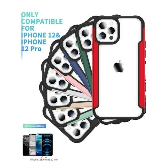 AEDILYS Compatible with iPhone 12 pro max Case[Airbag Series] with [2xScreen Pro - Picture 6 of 7